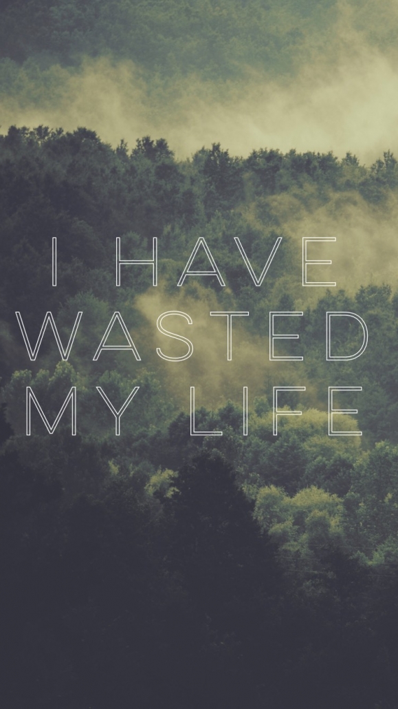 I Feel Like I Ve Wasted My Life